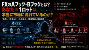 【FX市場の裏側｜第01話】あなたの1ロットはどこへ行く？Aブック・BブックとFX注文の裏側！