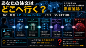 【FX市場の裏側｜第02話】あなたの注文はどこへ行く？カバー取引・LP・Prime Broker・インターバンクま...